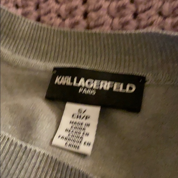 Karl Lagerfeld Sweaters - Karl lager field gray sweater s